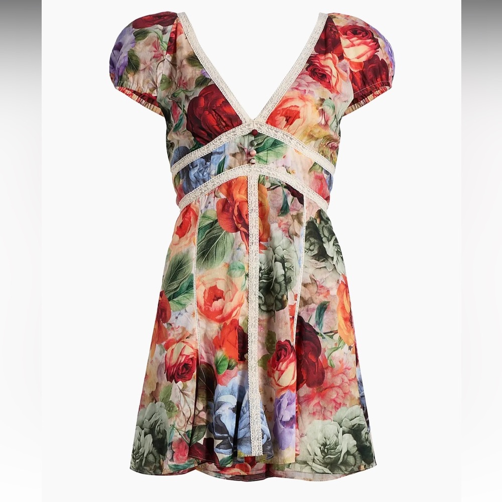 NWT alice + olivia dress in Storm Floral - Picture 8 of 9
